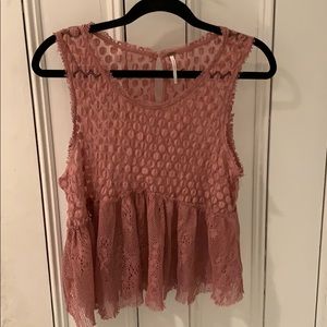 Lace free people top! Perfect for summer!!